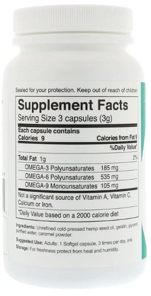 Manitoba Harvest Hemp Oil Caps, 1,000 mg